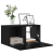 Set Mobilier TV Stejar Negru Lemn prelucrat Medie Mobilier TV GartenMobel Dekor