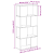 Suport TV Stejar artizanal Lemn prelucrat 60 cm x 24 cm x 124 cm GartenMobel Dekor