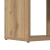 Suport TV Stejar artizanal Lemn prelucrat 60 cm x 24 cm x 124 cm GartenMobel Dekor