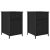 Noptiere 2 pcs Stejar Negru 40x42x60 cm Lemn prelucrat GartenMobel Dekor
