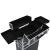 Troler de cosmetice, negru, aluminiu GartenMobel Dekor