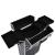 Troler de cosmetice, model cu crocodil, negru, aluminiu GartenMobel Dekor