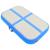 Saltea gimnastică gonflabilă cu pompă albastru 60x100x10 cm PVC GartenMobel Dekor