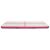 Saltea gimnastică gonflabilă cu pompă roz 300x100x15 cm PVC GartenMobel Dekor