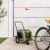 Cărucior verde pentru câini Poliester, Oțel 124 x 53 x 53 cm GartenMobel Dekor