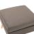 Taburet, gri taupe, material textil GartenMobel Dekor