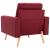 Set de canapele, 2 piese, roșu vin, material textil GartenMobel Dekor