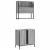 Set mobilier de baie, 2 piese, gri sonoma, lemn prelucrat GartenMobel Dekor