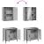 Set mobilier de baie, 2 piese, gri sonoma, lemn prelucrat GartenMobel Dekor