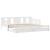 Pat de zi cu extensie și sertare fără saltea, alb, 80x200 cm GartenMobel Dekor