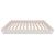 Cadru de pat Super King, alb, 180x200 cm, lemn masiv GartenMobel Dekor