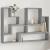 Raft de perete, gri sonoma, 96x12x64 cm, lemn prelucrat GartenMobel Dekor