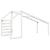 Acoperiș Pat Copii 188x97x113 cm Lemn Mass Pin GartenMobel Dekor