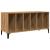 Dulap de discuri stejar artizanal, 100x38x48 cm, lemn prelucrat GartenMobel Dekor