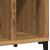 Dulap de discuri stejar artizanal, 100x38x48 cm, lemn prelucrat GartenMobel Dekor