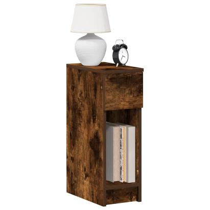 Noptiera cu sertar stejar afumat 20x36x60 cm GartenMobel Dekor