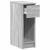 Noptiera cu sertar Gri Sonoma 20x36x60 cm GartenMobel Dekor