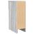 Noptiere cu sertar 2 buc Gri Sonoma 20x36x60 cm GartenMobel Dekor