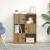 Bibliotecă, stejar artizanal, 60x24x76,5 cm, lemn prelucrat GartenMobel Dekor