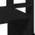 Birou cu rafturi, negru, 100x45x140 cm, lemn compozit GartenMobel Dekor