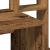 Birou cu rafturi, lemn vechi, 100x45x140 cm, lemn prelucrat GartenMobel Dekor