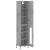 Dulap înalt, gri beton, 34,5x34x180 cm, lemn prelucrat GartenMobel Dekor