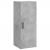 Dulap înalt, gri beton, 34,5x34x180 cm, lemn prelucrat GartenMobel Dekor