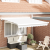 Markiză retractabilă automată albă 350x250 cm GartenMobel Dekor