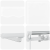 Marchiză manuală retractabilă cu LED Alb 400x300 cm GartenMobel Dekor