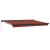 Marchiză retractabilă automată portocalie și maro 450x300 cm GartenMobel Dekor