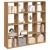 Bibliotecă, stejar artizanal, 137,5x29x137,5 cm, lemn prelucrat GartenMobel Dekor