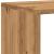 Bibliotecă, stejar artizanal, 137,5x29x137,5 cm, lemn prelucrat GartenMobel Dekor