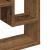 Raft de perete din lemn vechi 36x16x90 cm, lemn stratificat GartenMobel Dekor
