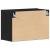 Comodă TV din stejar negru 60x30x41 cm, lemn stratificat GartenMobel Dekor