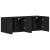 Mobilier TV 2 buc., stejar negru, 120x30x41 cm, lemn stratificat GartenMobel Dekor