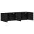 Mobilier TV 2 buc., stejar negru, 160x30x41 cm, lemn stratificat GartenMobel Dekor