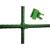 Conector plastic tip T pentru araci de 16 mm, set 12 buc, verde GartenVIP DiyLine