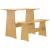 Set mobilier de bucătărie „REINE”, 3piese, maro miere, lemn pin GartenMobel Dekor
