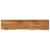 Blat masă 140x30x2,5 cm dreptunghiular lemn acacia margine vie GartenMobel Dekor