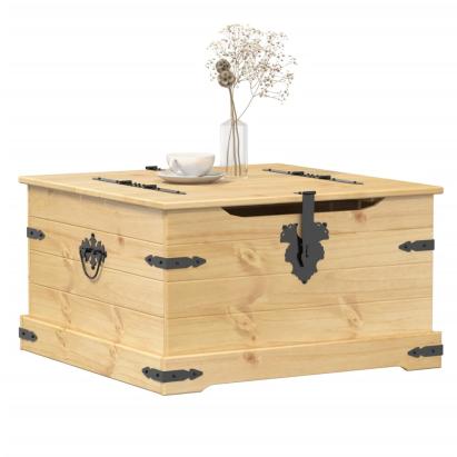 Cutie de depozitare „Corona”, 78x78x45 cm, lemn masiv de pin GartenMobel Dekor