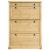 Dulap pantofi "Corona", 99x32x85 cm, lemn masiv de pin GartenMobel Dekor