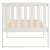 Pat de zi fără saltea alb 100x200 cm lemn masiv de pin GartenMobel Dekor