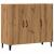 Dulap, stejar artizanal, 90x34x80 cm, lemn prelucrat GartenMobel Dekor