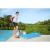 Pompa de picior pentru piscina, saltea gonflabila, cu 3 adaptoare, 1.4 L, Bestway Air Step GartenVIP DiyLine