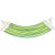 Hamac dublu cu bare din lemn, pentru 2 persoane, bumbac, 150kg, 200x150 cm, verde si galben Household NewTrend