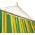 Hamac dublu cu bare din lemn, pentru 2 persoane, bumbac, 150kg, 200x150 cm, verde si galben Household NewTrend
