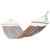 Hamac dublu cu bare din lemn, pentru 2 persoane, bumbac, 150kg, 200x150 cm, albastru si maro Household NewTrend