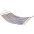 Hamac gradina cu bara din lemn, material textil, 120 kg, 200x100 cm, albastru si maro Household NewTrend