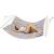 Hamac gradina cu bara din lemn, material textil, 120 kg, 200x100 cm, albastru si maro Household NewTrend