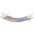 Hamac gradina cu bara din lemn, material textil, 120 kg, 200x100 cm, albastru si maro Household NewTrend